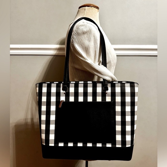 Kate Spade New York Jazzy Gingham Perfect Tote Bag - Picture 7 of 16